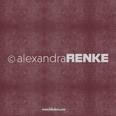 Alexandra Renke - Wood structur - Red Paper 12 x 12"