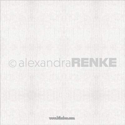 Alexandra Renke - Wood structur - White Paper 12 x 12"