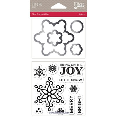 Jillibean Soup - Die & Stamp set - Bring Joy