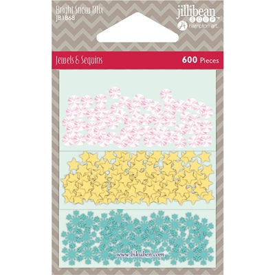 Jillibean Soup - Sequins - Bright Snow