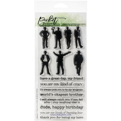 Picket Feance - Clear Stamp - My Man, My Friend