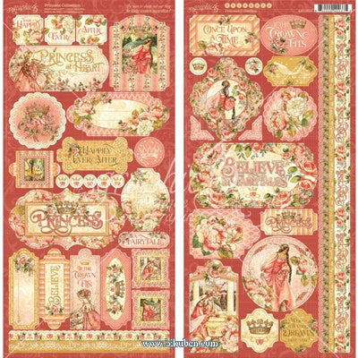 Graphic45 - Princess - Chipboard