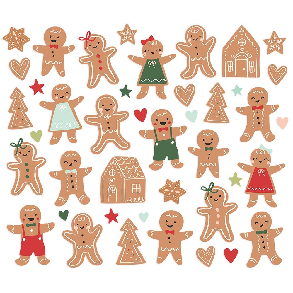 Simple Stories - Baking Spirits Bright - Bits & Pieces - Gingerbread