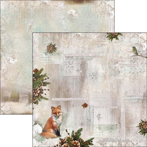 Ciao Bella - Sound of Winter - When snow falls nature listens 12 x 12"