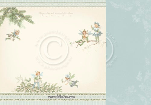 Pion Design - Four Seasons of Fairies - Winter fairies 12 x 12"