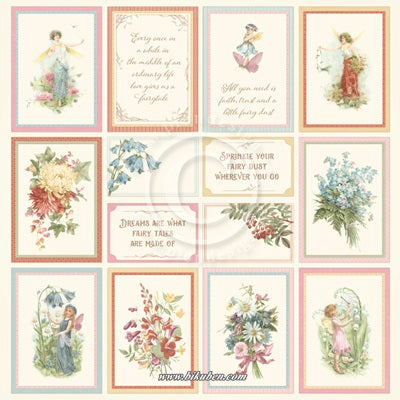 Pion Design - Images from the Past - Four Seasons of Fairies  2 -   12 x 12"