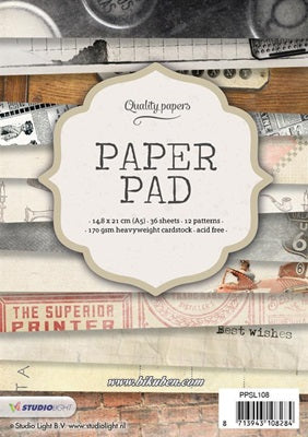 Studiolight - Paper pad nr 108 - A5