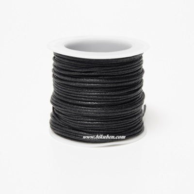 Kort & Godt - Vokset Bomullstråd - Rull - Sort