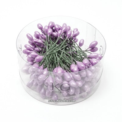 Kort & Godt - Pyntebær 2 - lilla - 5mm