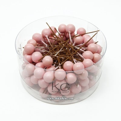 Kort & Godt - Pyntebær 2 - matt lysrosa - 8 mm
