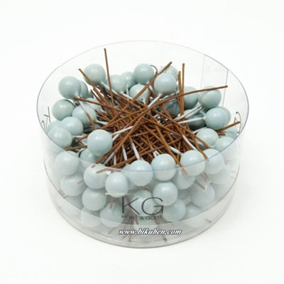 Kort & Godt - Pyntebær 2 - matt lysblå  - 8 mm