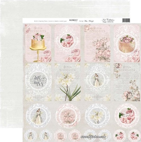 Reprint - I do Collection - Tags 12 x 12"