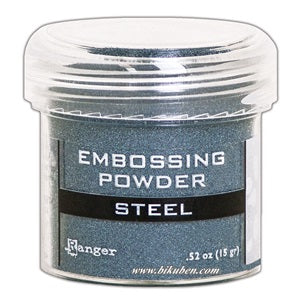 Ranger - Embossing Pulver - Steel Metallic