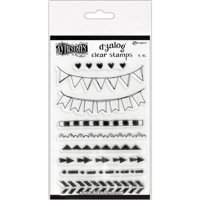 Dylusions - Clearstamp - On the edge