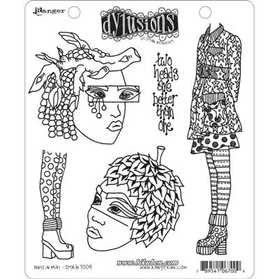 Dylusions - Cling Stamps - Nuts in may