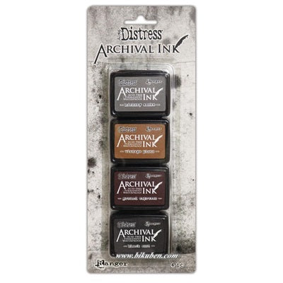 Ranger - Archival Ink Pad - Tim Holtz - Distress Mini Archival Pad Kit - #3