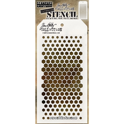 Tim Holtz - Layered Stencil - Gradient Hex