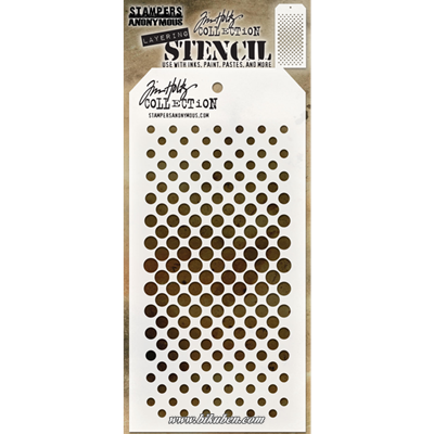 Tim Holtz - Layered Stencil - Gradient Dot