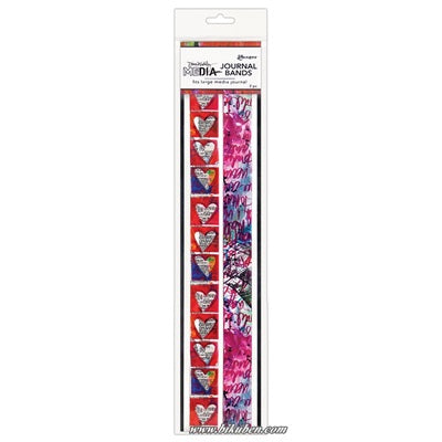 Dina Wakley Media - Printed Journal Bands - Large