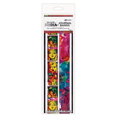 Dina Wakley Media - Printed Journal Bands - Medium