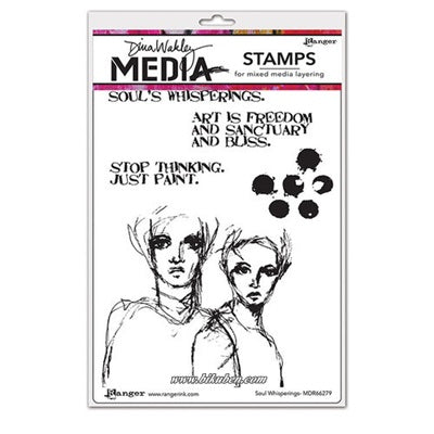 Dina Wakley Media - Stamps - Soul Whisperings