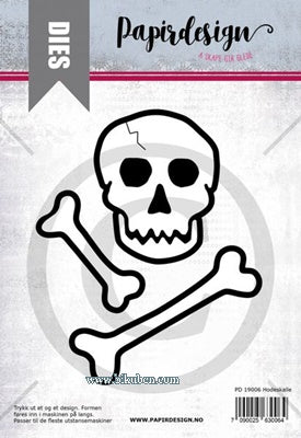Papirdesign - Dies - Hodeskalle