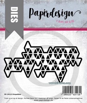 Papirdesign - Dies - Vimpeldies