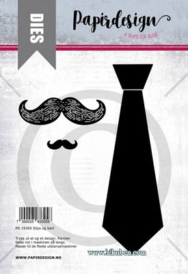 Papirdesign - Dies - Slips og bart