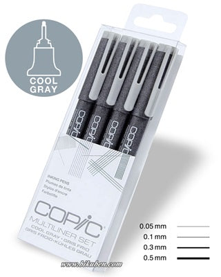 Copic Multiliner Set - Cool Grey
