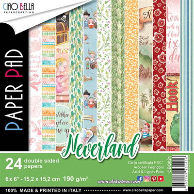 Ciao Bella - Neverland - Paper Pad 6 x 6"