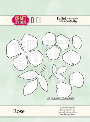 Craft & You - Cutting Dies - Rose
