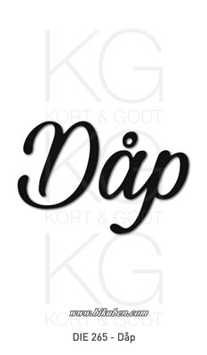 Kort & Godt - Dies - Dåp