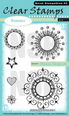 Norsk Stempelblad - Clearstamps - Rammer