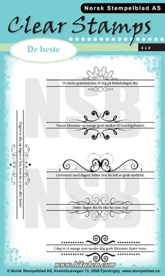 Norsk Stempelblad - Clearstamps - De beste
