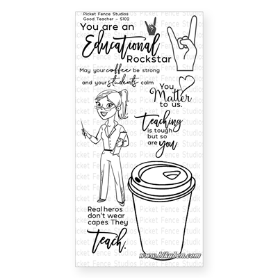 Picket Feance - Clear Stamp - Good Teacher