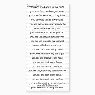Picket Feance - Clear Stamp - Analogies