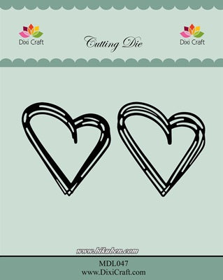 Dixi Craft - Dies - Sketch Hearts
