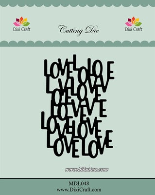 Dixi Craft - Dies - Love Background