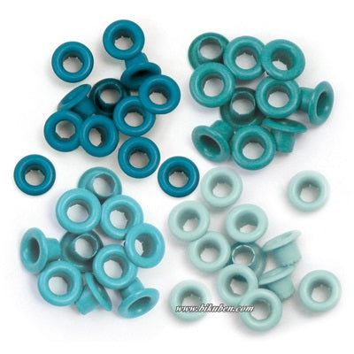WeRMemoryKeepers: Standard eyelets - Aqua