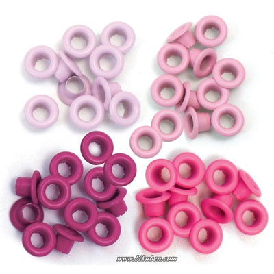 WeRMemoryKeepers: Standard eyelets - Pink