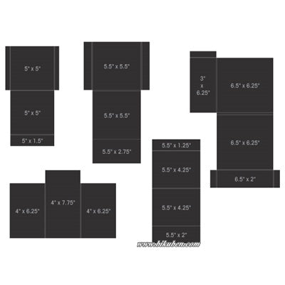 Heartfelt Creations - Pockets and Flip Inserts C - Black