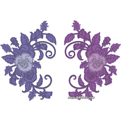 Heartfelt Creations - Dies - Delicate Pansy Spray