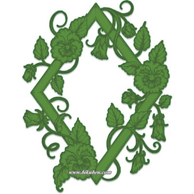 Heartfelt Creations - Dies - Petite Pansy Frame