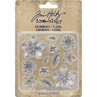 Tim Holtz - Ideaology - Adornments - Floral