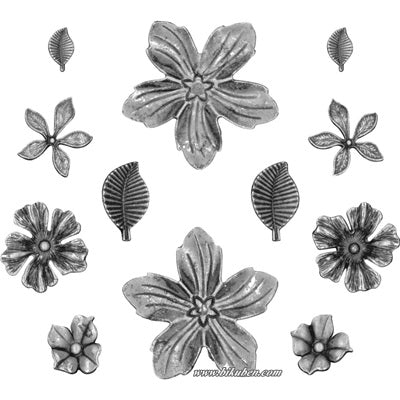 Tim Holtz - Ideaology - Adornments - Floral