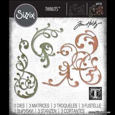 Sizzix - Tim Holtz Alterations - Thinlits - Adorned