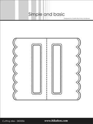 Simple and Basic - Dies - Pierced Bag Topper (Scalloped)