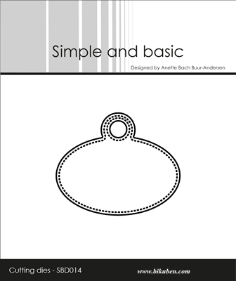Simple and Basic - Dies - Pierced Oval Tag