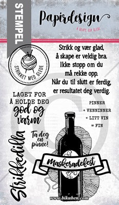 Papirdesign - Clear stamps - Maskeradefest