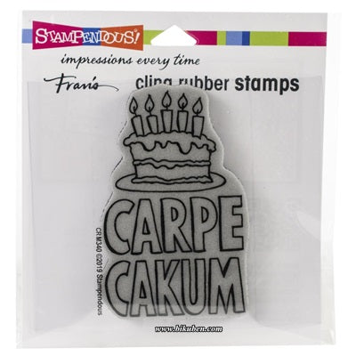 Stampendous - Cling Stamp - Carpe Cakum